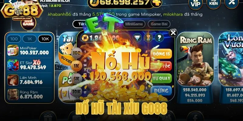 Nổ hũ tài xỉu Go88